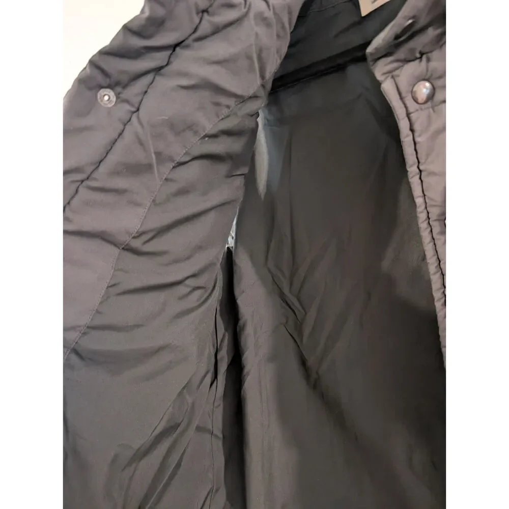 Levi's Men's Quilted Puffer Vest Size M Black Western Snap Front